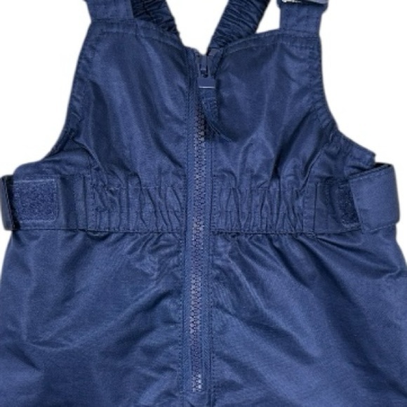 Cat & Jack Snow Pants Toddlers 12M Blue Bib Overall Snowboard Skiing Waterproof - Picture 6 of 7